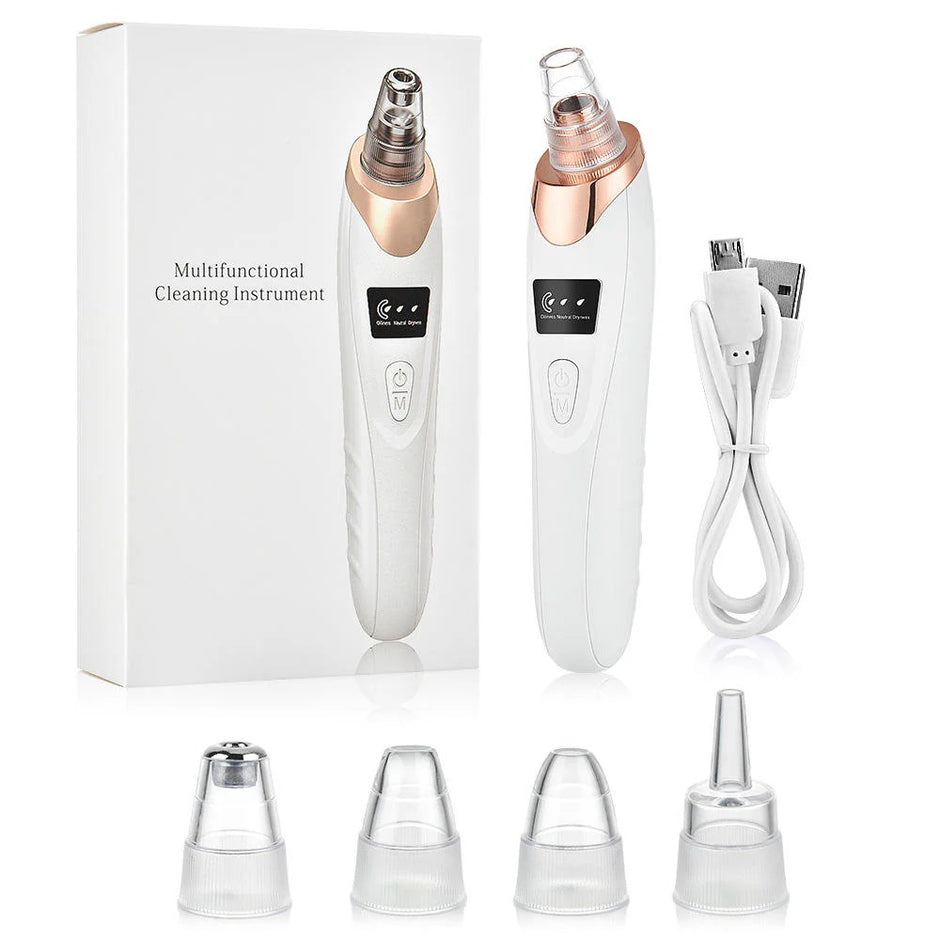 Electric Blackhead Remover | Vacuum Acne & Pore Cleaner | 5 Heads Suction Machine | Skin Care & Exfoliating Tool