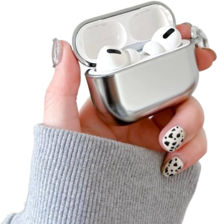 Premium AirPod Pro 2 Glossy Edition - Stylish Shining Wireless Earbuds with High-Fidelity Sound - Without Box - Random Color
