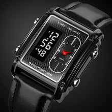 Original Skmei 1868 Boys New Style Design Famous Watch Digital Analog Mens Wrist Watches for Men Luxury Watch - Without Box - Black With Golden Case