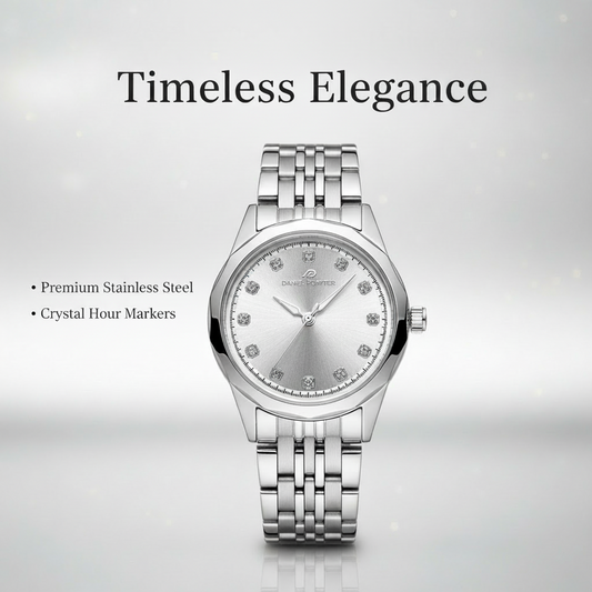 Danel Imperial Silver Women Watch